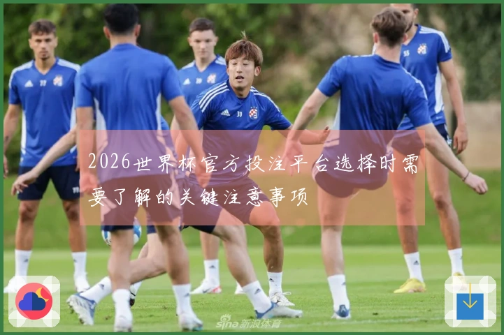 2026世界杯官方投注平台选择时需要了解的关键注意事项