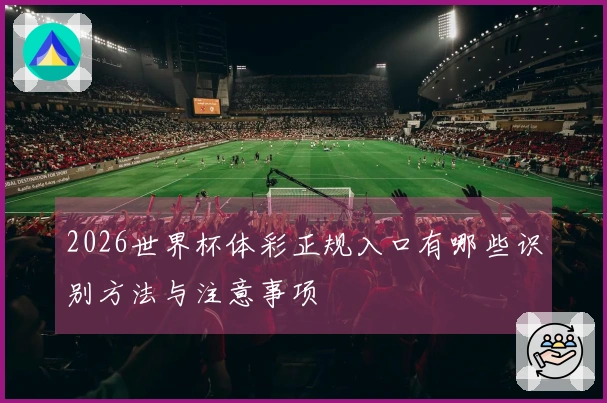 2026世界杯体彩正规入口有哪些识别方法与注意事项